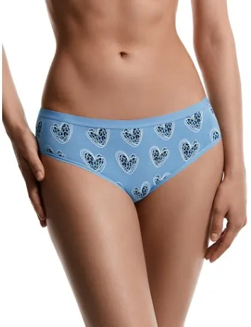 MINIMI трусы женские leo slip MT 221-24B bianco/multicolor р.44/S